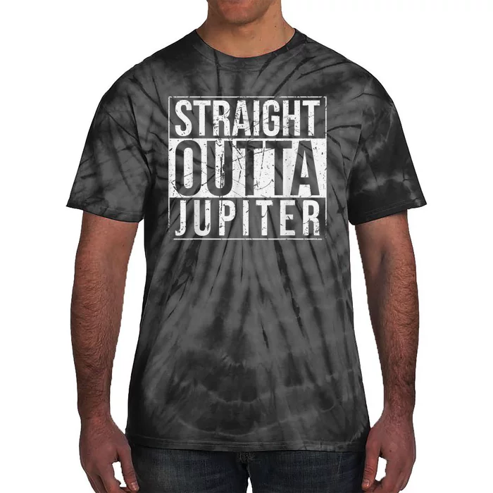 Straight Outta Jupiter Vintage Tie-Dye T-Shirt