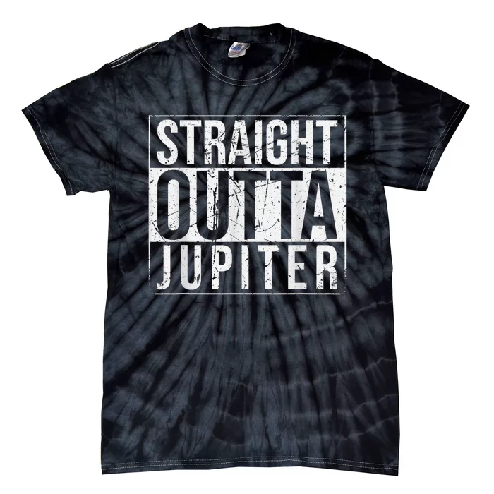 Straight Outta Jupiter Vintage Tie-Dye T-Shirt