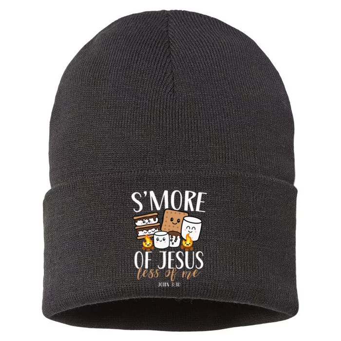 Smore Of Jesus Less Of Me Christian Camper Sustainable Knit Beanie