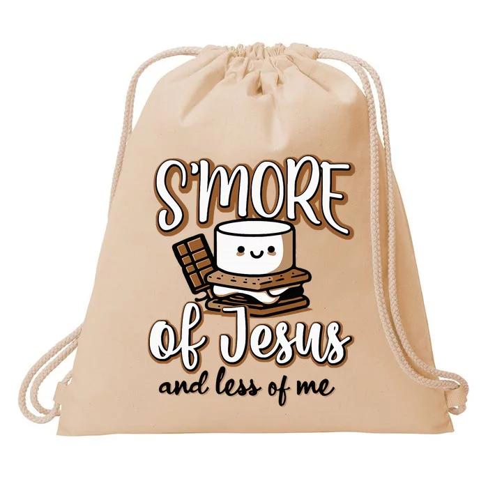 SMore Of Jesus And Less Of Me Drawstring Bag