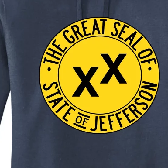 State Of Jefferson Secession Conservative Women's Pullover Hoodie