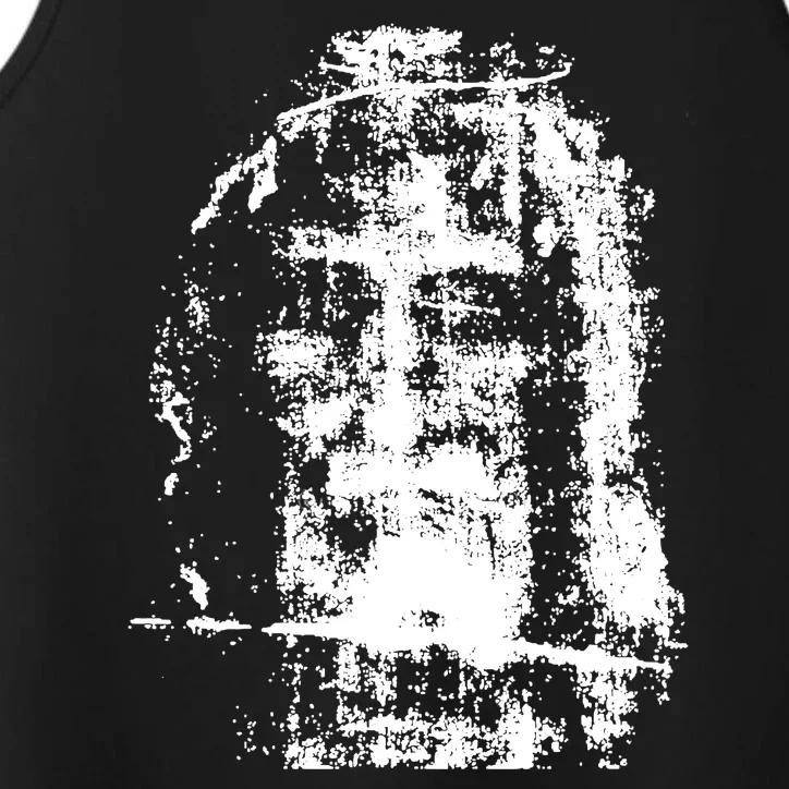 Sketch Of Jesus Face Portrait Performance Tank