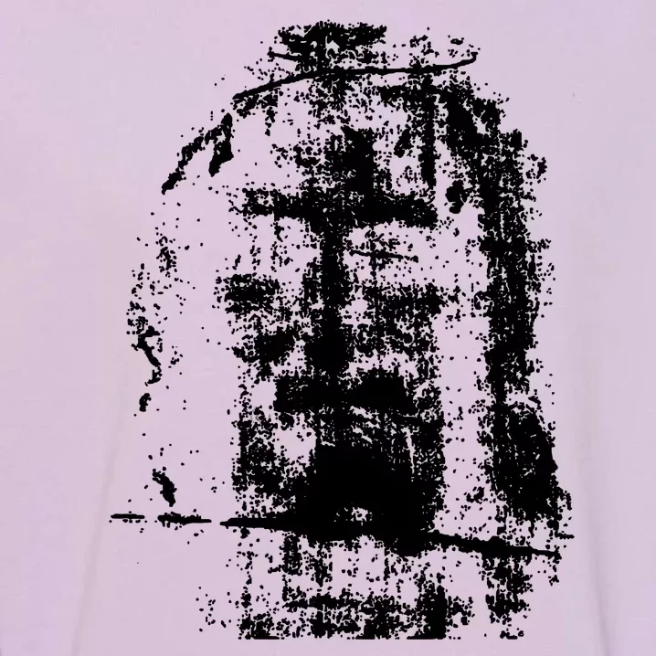 Sketch Of Jesus Face Portrait Garment-Dyed Sweatshirt