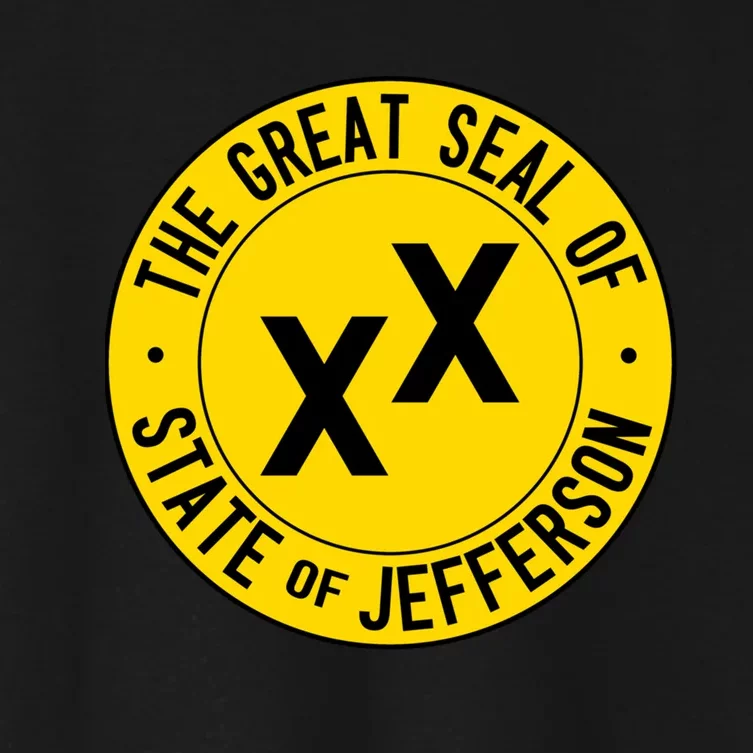 State Of Jefferson Women's Crop Top Tee