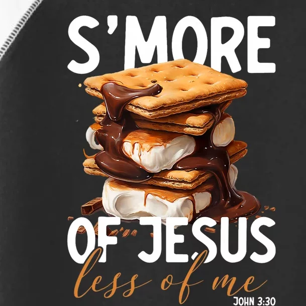 SMore Of Jesus Less Of Me Funny Christian Smore Toddler Fine Jersey T-Shirt