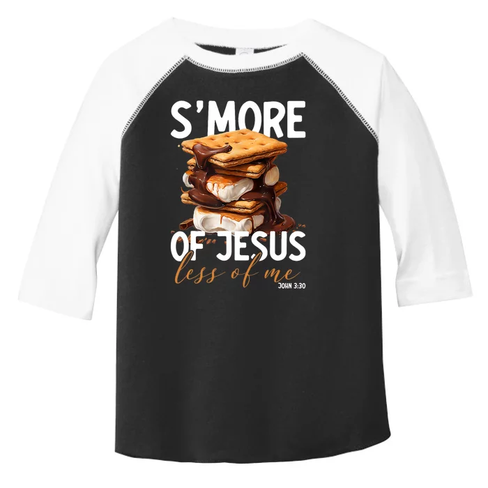 SMore Of Jesus Less Of Me Funny Christian Smore Toddler Fine Jersey T-Shirt