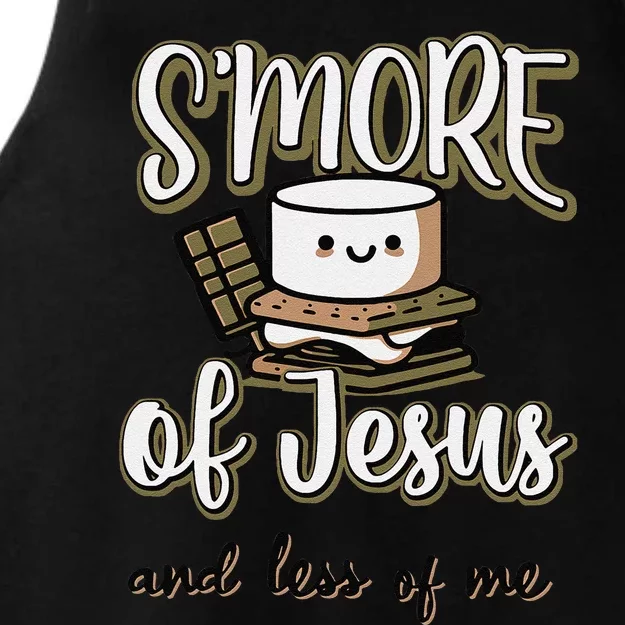 SMore Of Jesus And Less Of Me Ladies Tri-Blend Wicking Tank