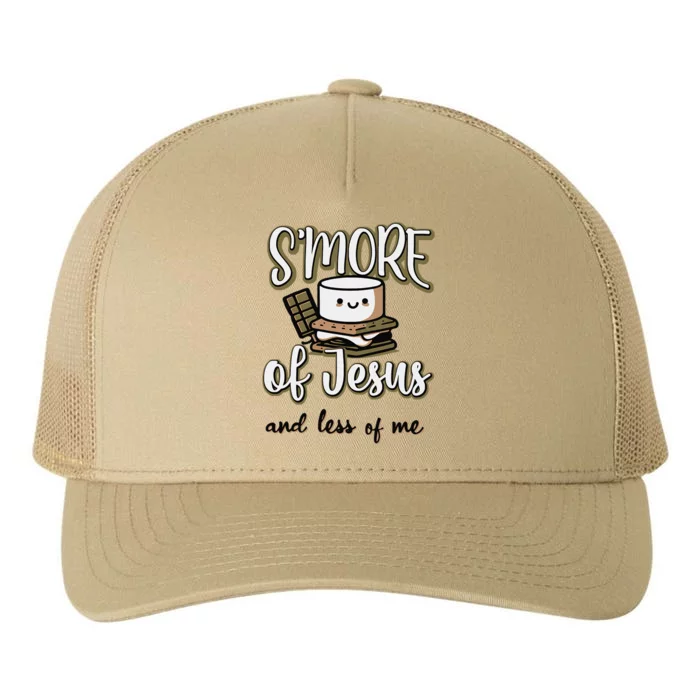 SMore Of Jesus And Less Of Me Yupoong Adult 5-Panel Trucker Hat