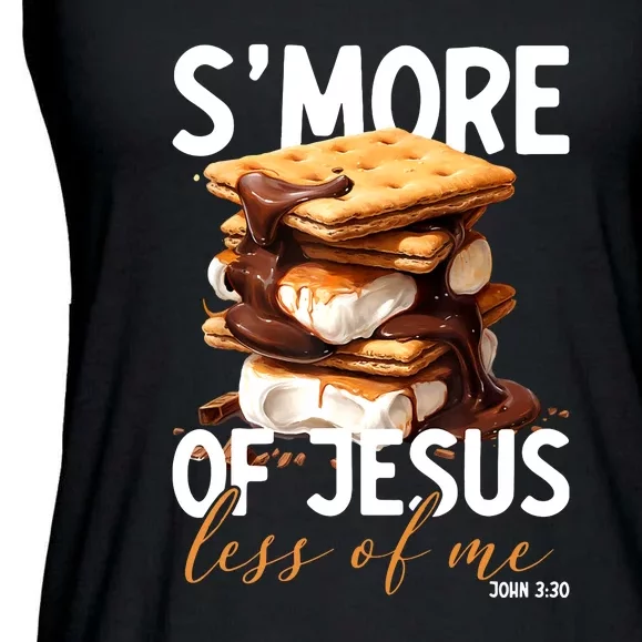 Smore Of Jesus Less Of Me Funny Christian Smore Gift Ladies Essential Flowy Tank