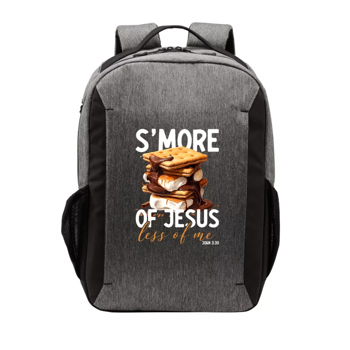 Smore Of Jesus Less Of Me Funny Christian Smore Gift Vector Backpack