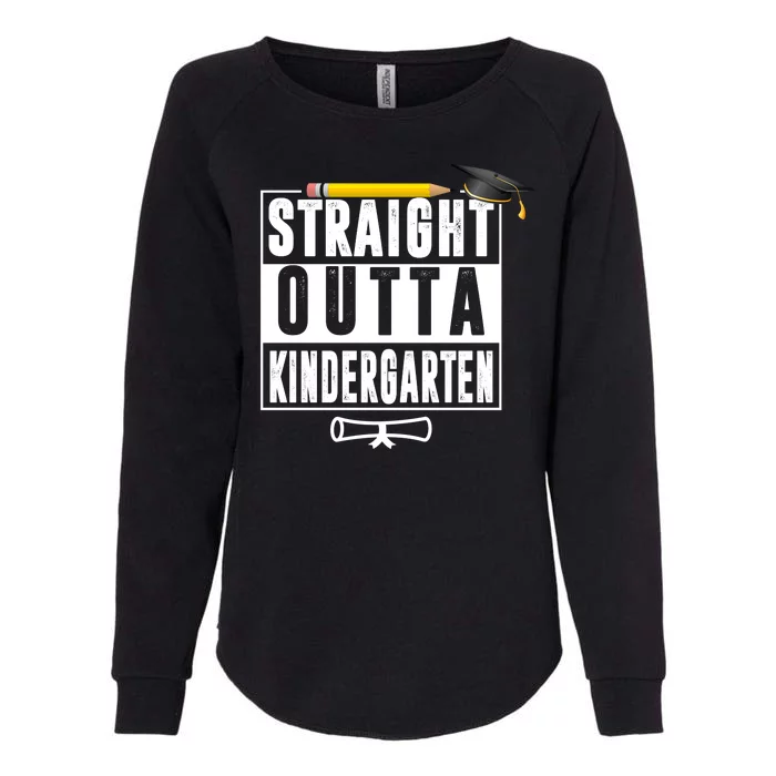 Straight Outta Kindergarten Womens California Wash Sweatshirt