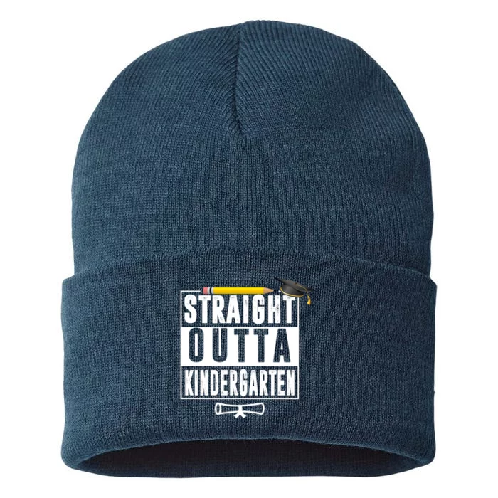 Straight Outta Kindergarten Sustainable Knit Beanie