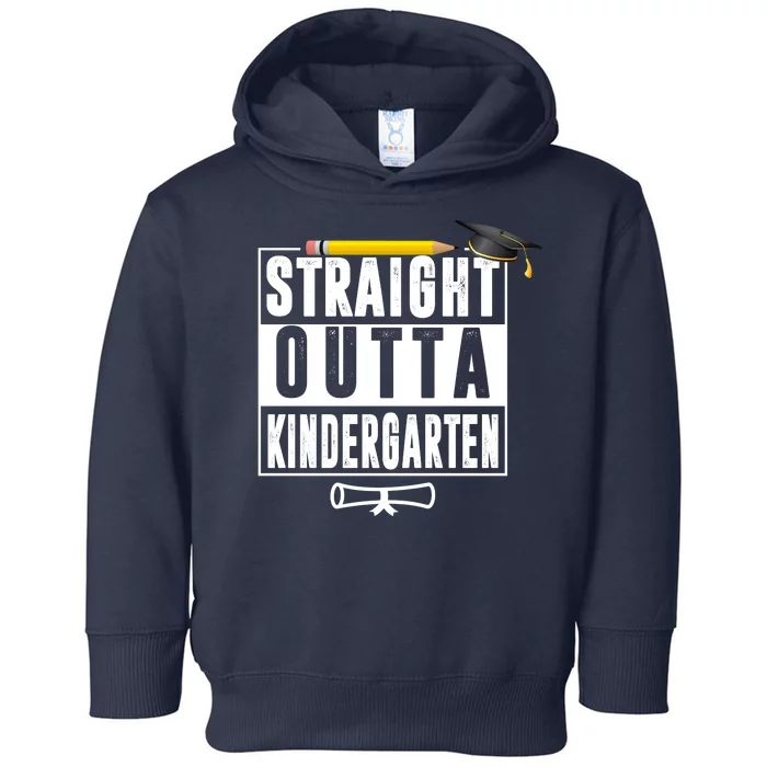 Straight Outta Kindergarten Toddler Hoodie