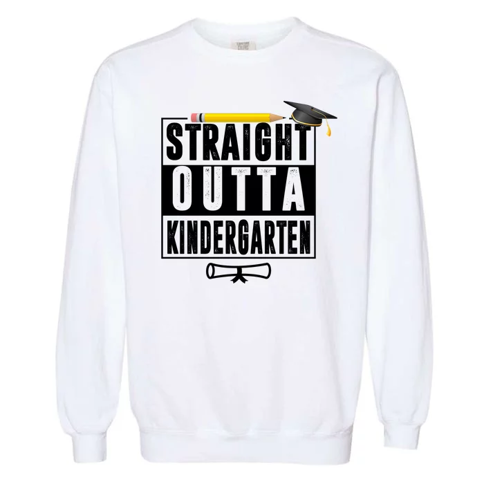 Straight Outta Kindergarten Garment-Dyed Sweatshirt