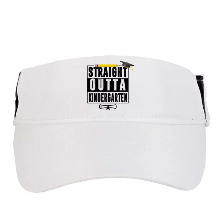 Straight Outta Kindergarten Adult Drive Performance Visor