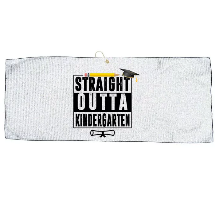 Straight Outta Kindergarten Large Microfiber Waffle Golf Towel