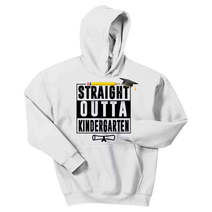 Straight Outta Kindergarten Kids Hoodie