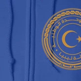 Seal Of Libya Full Zip Hoodie