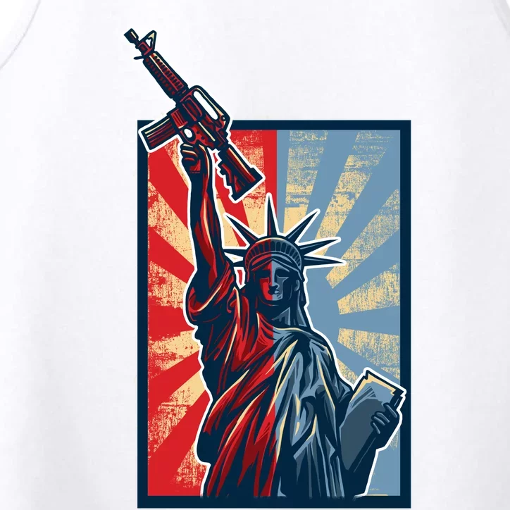 Statue Of Liberty Performance Tank