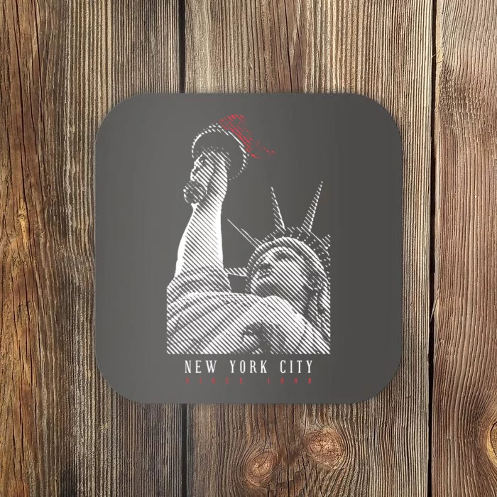 Statue Of Liberty New York City Since 1898 Coaster