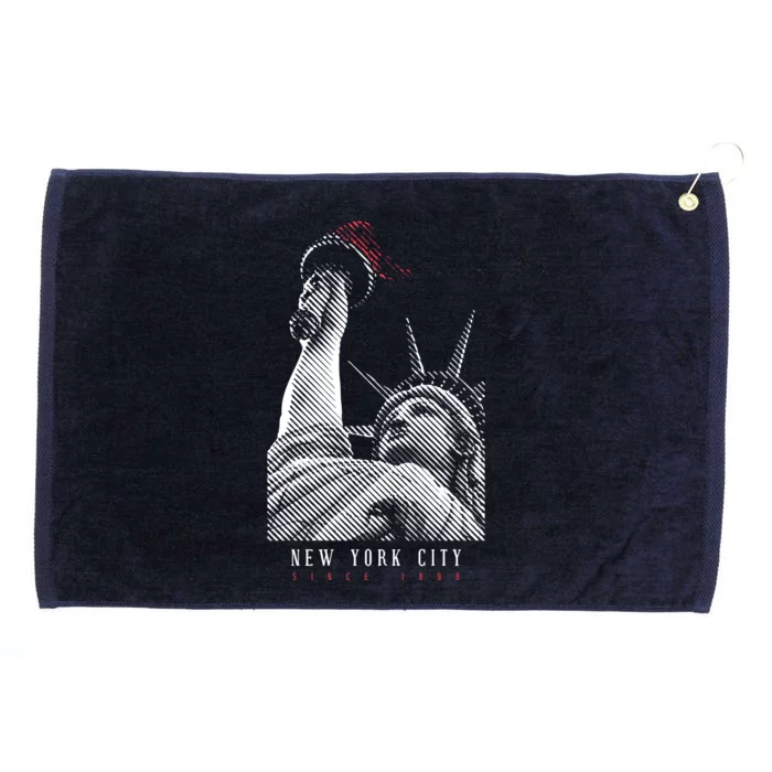 Statue Of Liberty New York City Since 1898 Grommeted Golf Towel