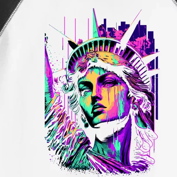 Statue Of Liberty Art Toddler Fine Jersey T-Shirt