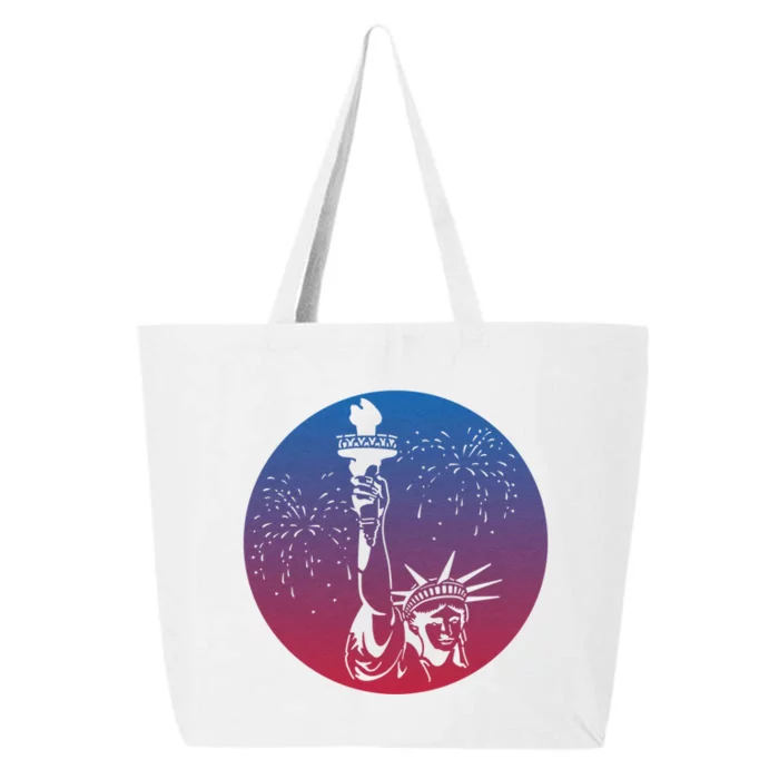 Statue Of Liberty New York Retro 25L Jumbo Tote