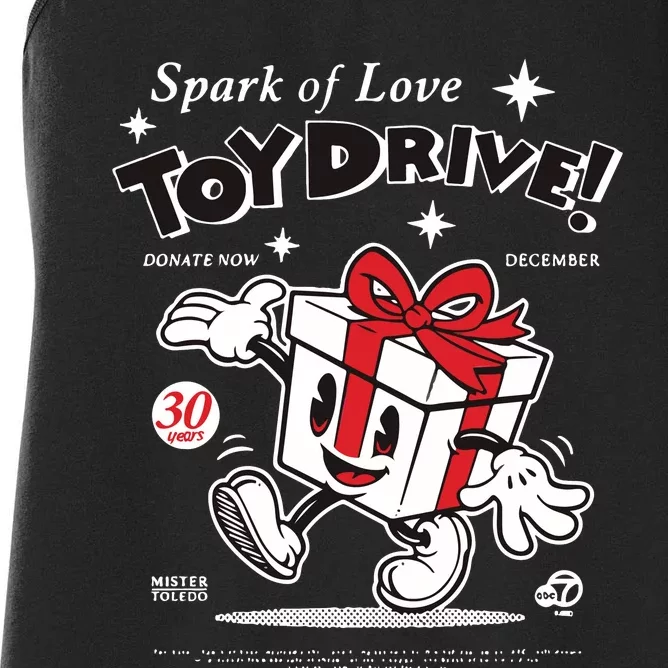 Spark Of Love Toy Drive Women's Racerback Tank