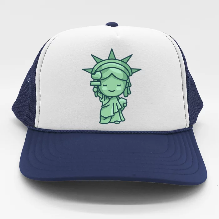 Statue Of Liberty Cute Nyc New York City Manhattan Trucker Hat