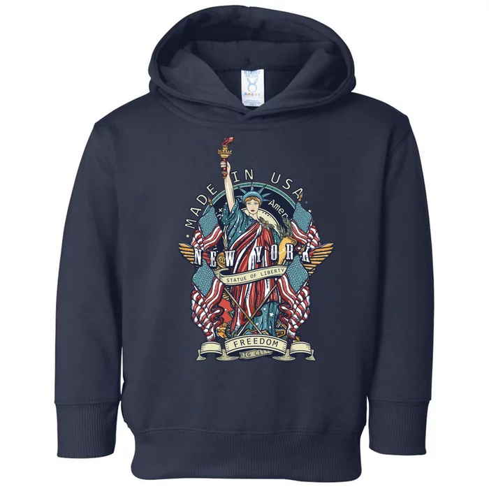 Statue Of Liberty New York Art Toddler Hoodie