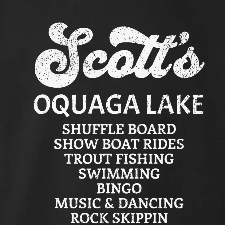 ScottS Oquaga Lake Toddler Hoodie