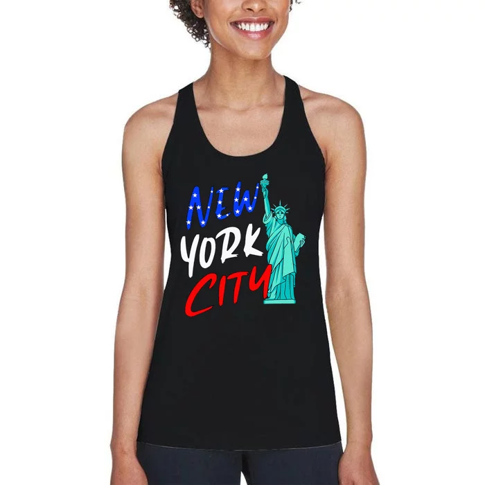 Statue Of Liberty New York City Souvenirs Women's Racerback Tank