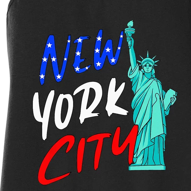 Statue Of Liberty New York City Souvenirs Women's Racerback Tank