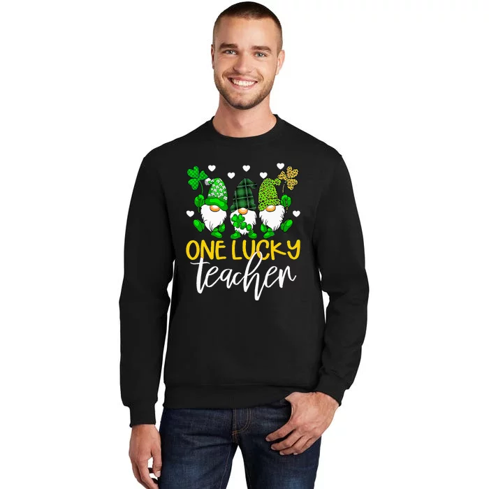 Shamrock One Lucky Teacher St. Patrick's Day School Sweatshirt