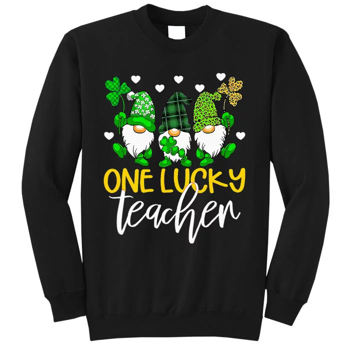 Shamrock One Lucky Teacher St. Patrick's Day School Sweatshirt