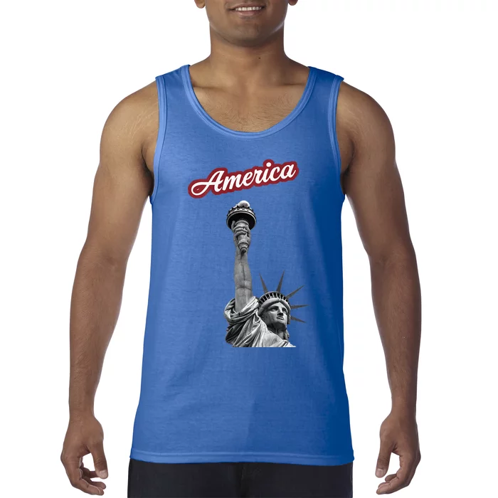 Statue Of Liberty Beer Holder Tank Top