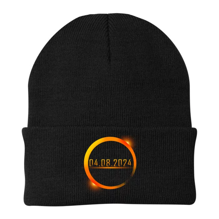 Solar Eclipse 04.08.2024 Knit Cap Winter Beanie