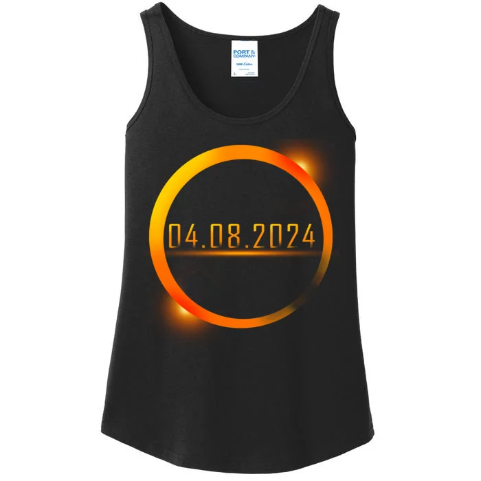 Solar Eclipse 04.08.2024 Ladies Essential Tank