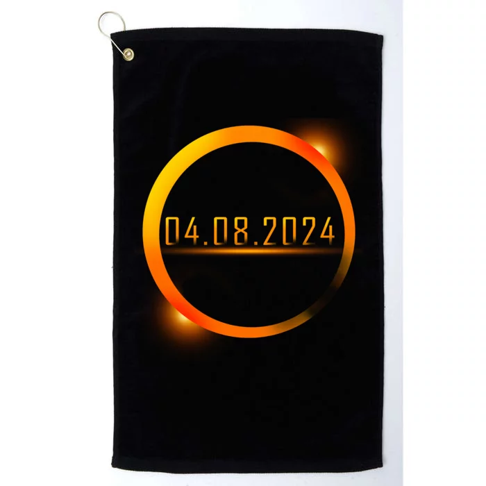 Solar Eclipse 04.08.2024 Platinum Collection Golf Towel