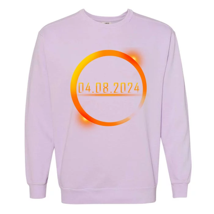 Solar Eclipse 04.08.2024 Garment-Dyed Sweatshirt