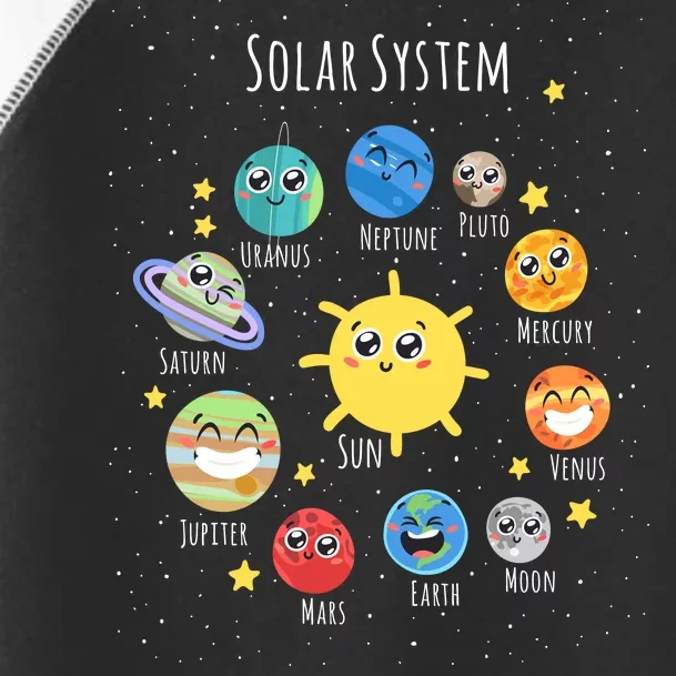 Solar System Children's Illustration Toddler Fine Jersey T-Shirt