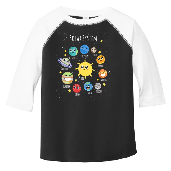 Solar System Children's Illustration Toddler Fine Jersey T-Shirt