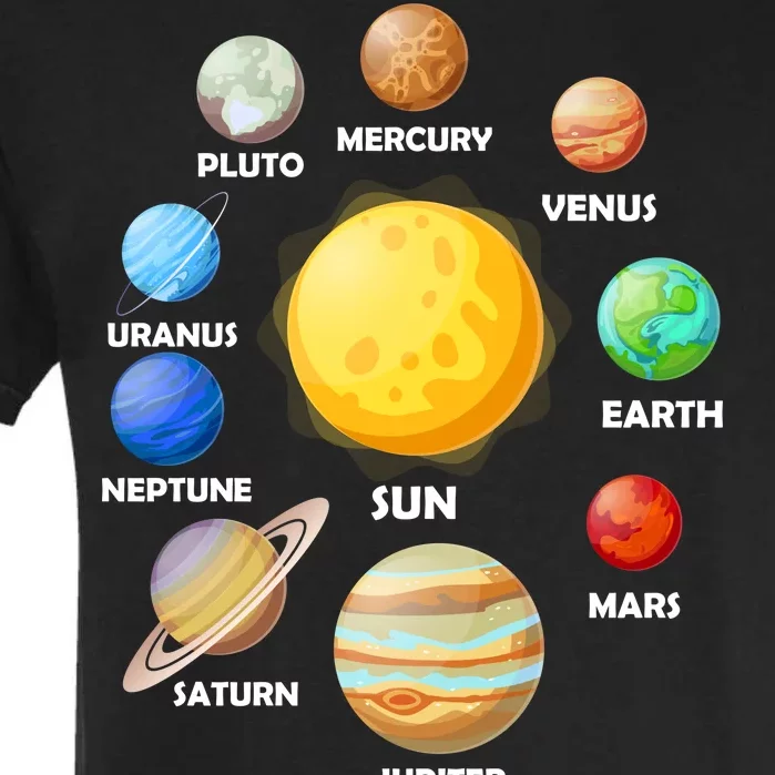 Solar System Planets Garment-Dyed Heavyweight T-Shirt