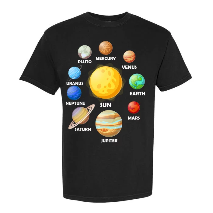 Solar System Planets Garment-Dyed Heavyweight T-Shirt