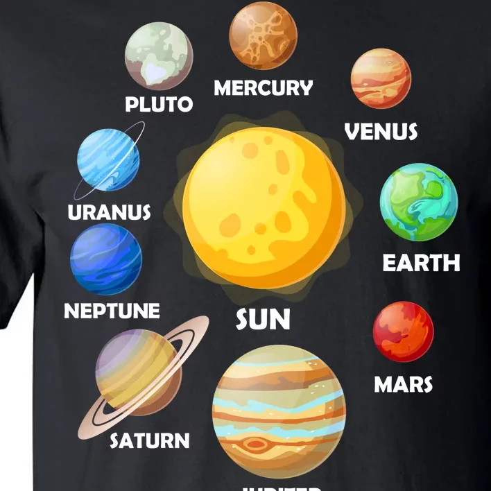 Solar System Planets Tall T-Shirt