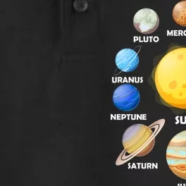 Solar System Planets Dry Zone Grid Performance Polo