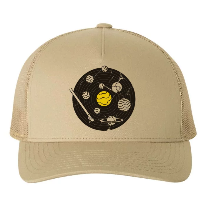 Solar System Vinyl Record Yupoong Adult 5-Panel Trucker Hat