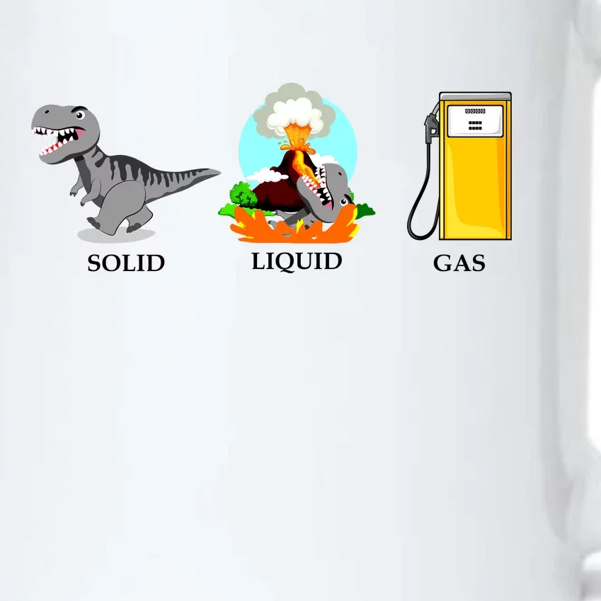 Solid Liquid Gas Dinosaur Black Color Changing Mug