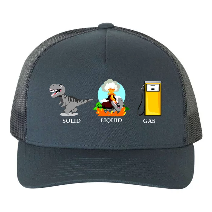 Solid Liquid Gas Dinosaur Yupoong Adult 5-Panel Trucker Hat