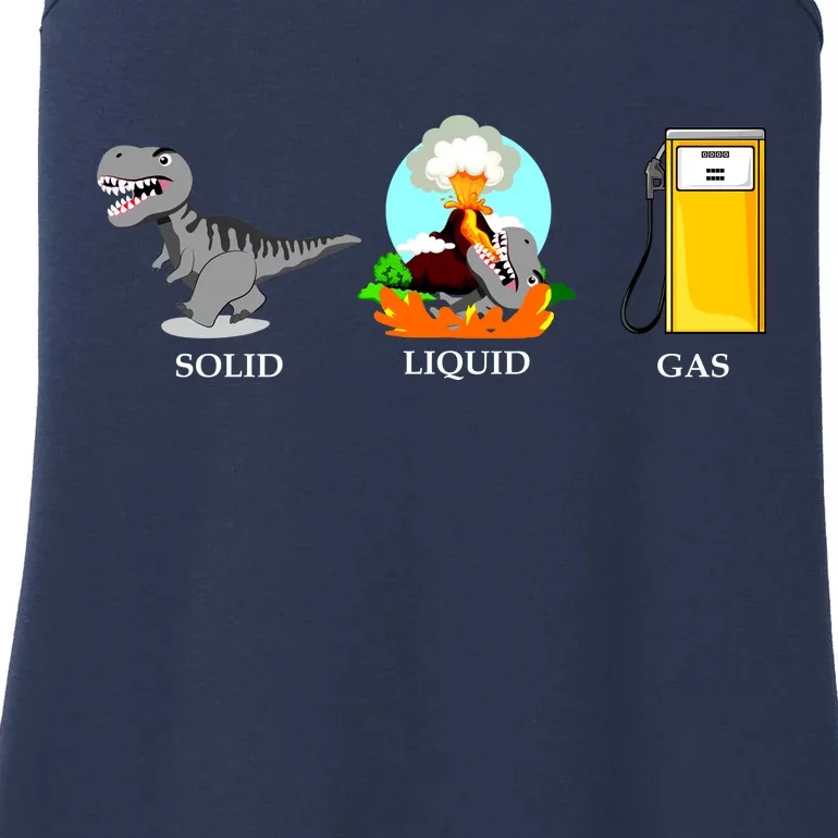 Solid Liquid Gas Dinosaur Ladies Essential Tank